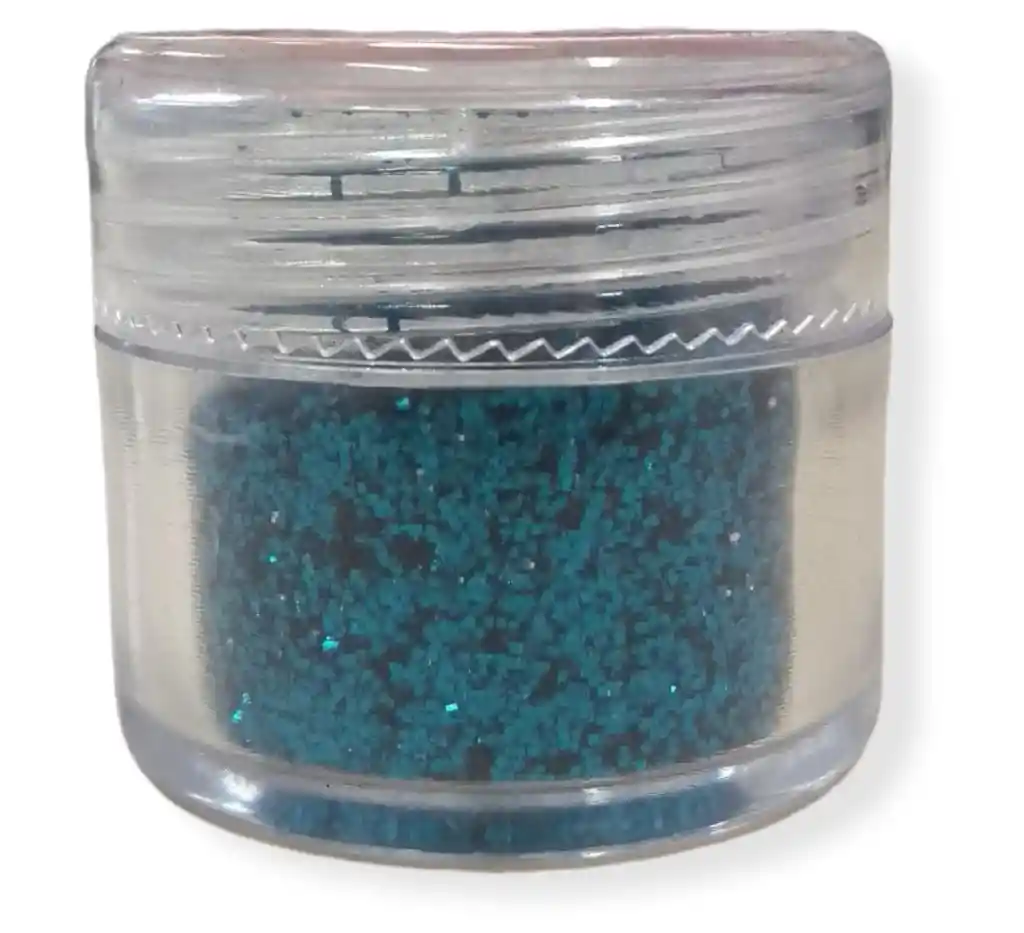 Glitter Para Uñas Azul