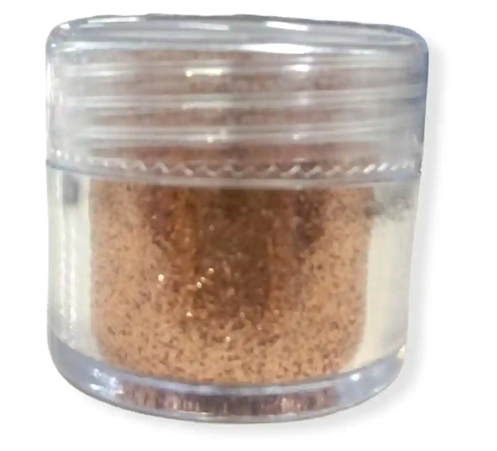 Glitter Para Uñas Bronce