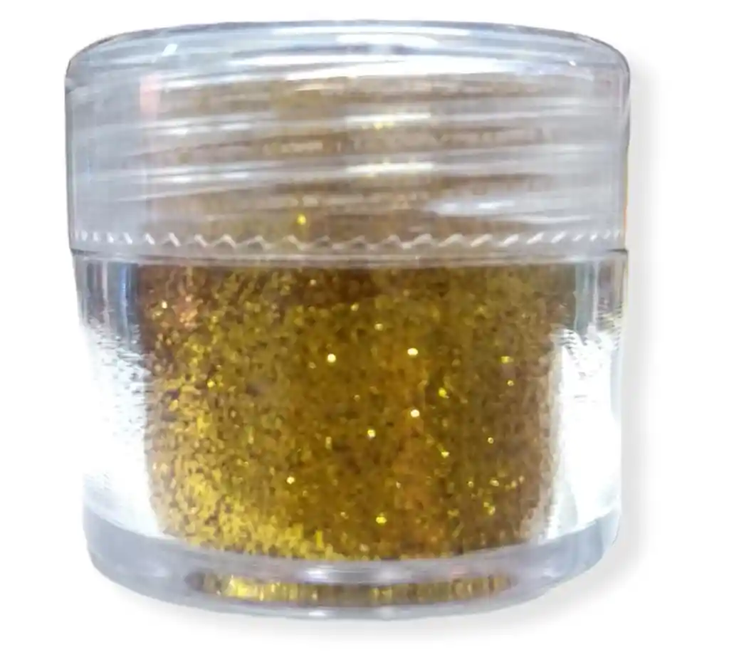 Glitter Para Uñas Dorado