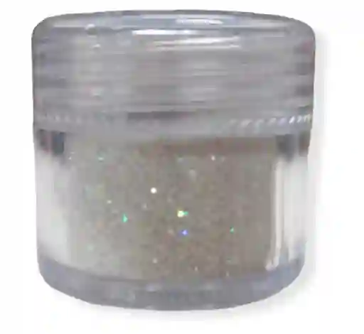 Glitter Para Uñas Blanco