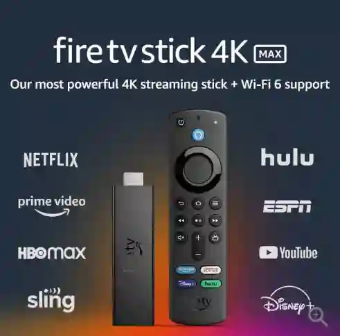 Amazon Fire Tv Stick 4k Max Wi-fi 6 Streaming Alexa Convertidor A Samrt Tv