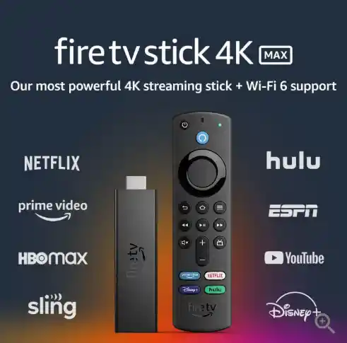 Amazon Fire Tv Stick 4k Max Wi-fi 6 Streaming Alexa Convertidor A Samrt Tv