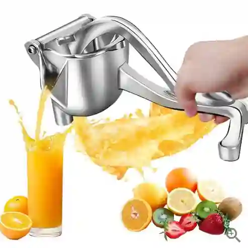 Exprimidor Manual Extractor Naranja Fruta Cítricos Acero Inoxidable