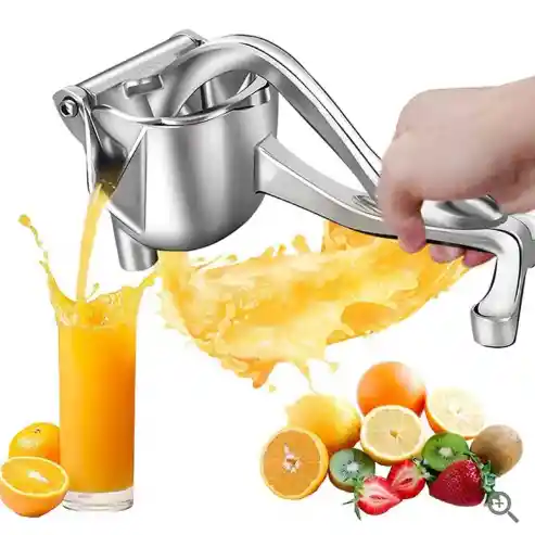 Exprimidor Manual Extractor Naranja Fruta Cítricos Acero Inoxidable