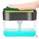 Dispensador De Jabón Líquido Lavaplatos Con Esponja Cocina