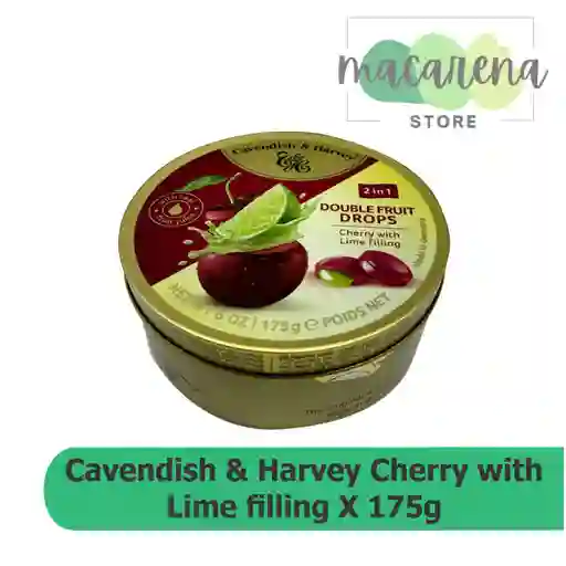 Cavendish & Harvey Double Fruit Cherry Whit Lime Filing Drops 175g