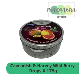 Cavendish & Harvey Tropical Fruit Drops 175g Sugar Free