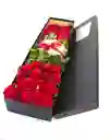 Ramo Rosas En Caja De Lujo, San Valentin