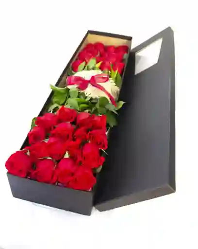 Ramo Rosas En Caja De Lujo, San Valentin