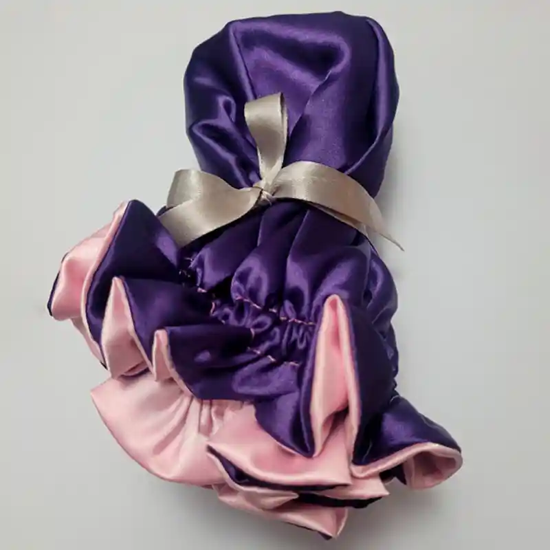 Gorro De Satín (morado)