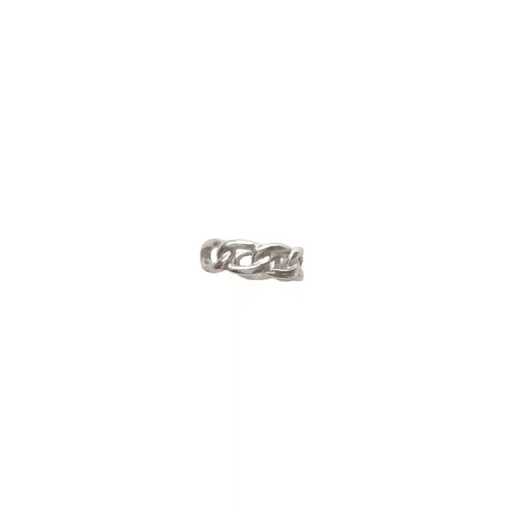 Earcuff Eslabon Plata