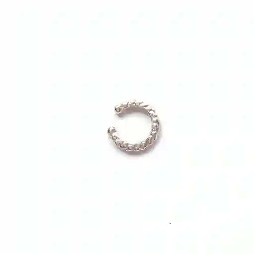 Earcuff Burbujas Plata