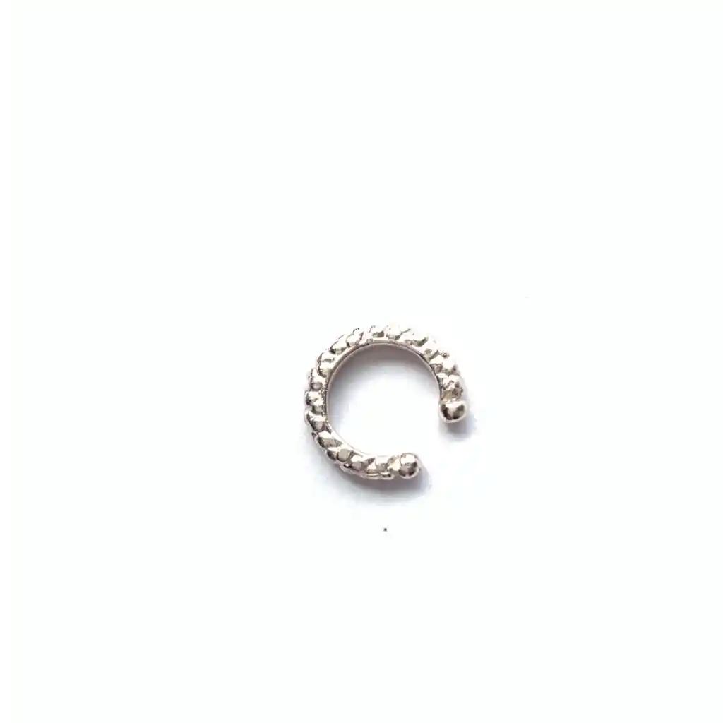Earcuff Burbujas Plata