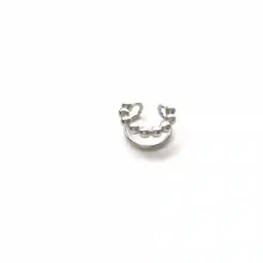 Earcuff Esferas Plata