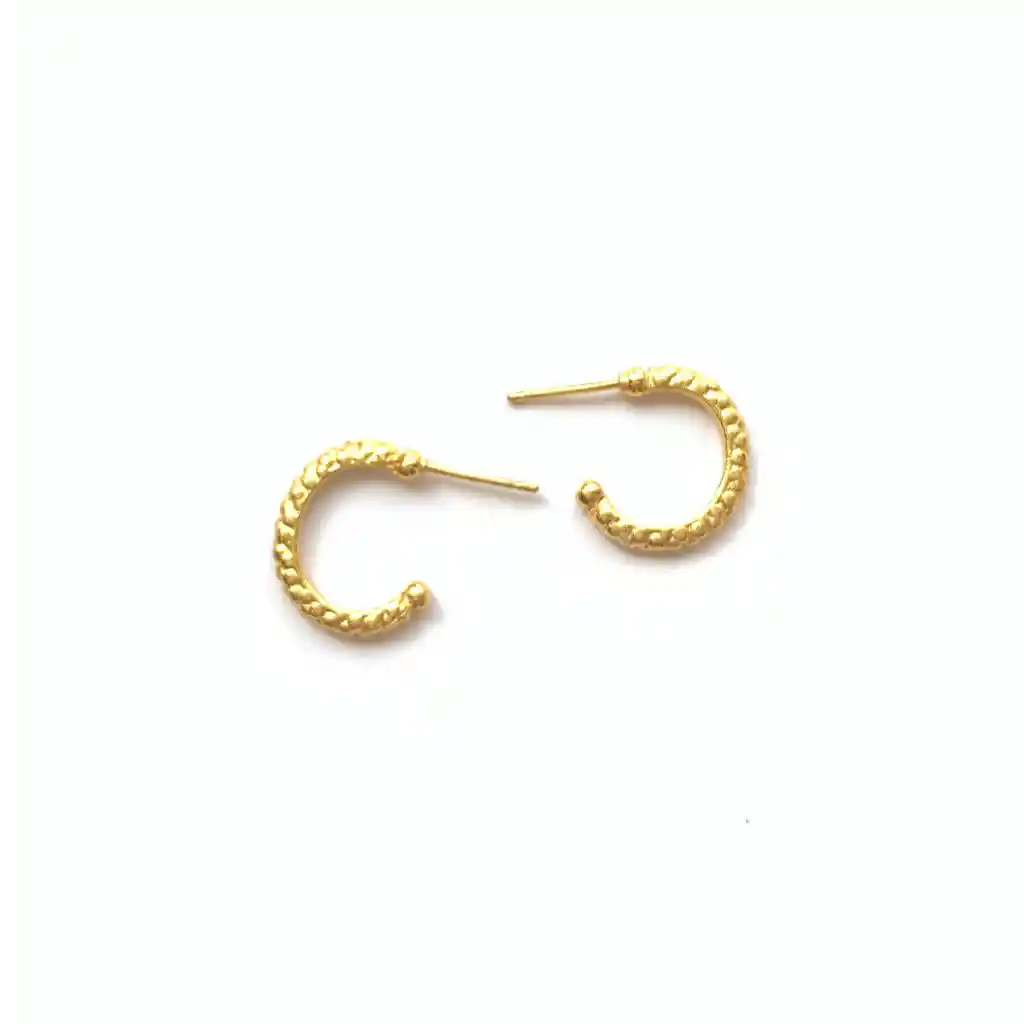 Hoops Mini Burbujas Oro