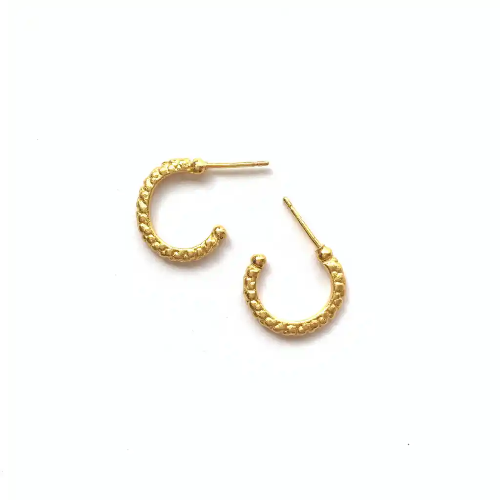 Hoops Mini Burbujas Oro