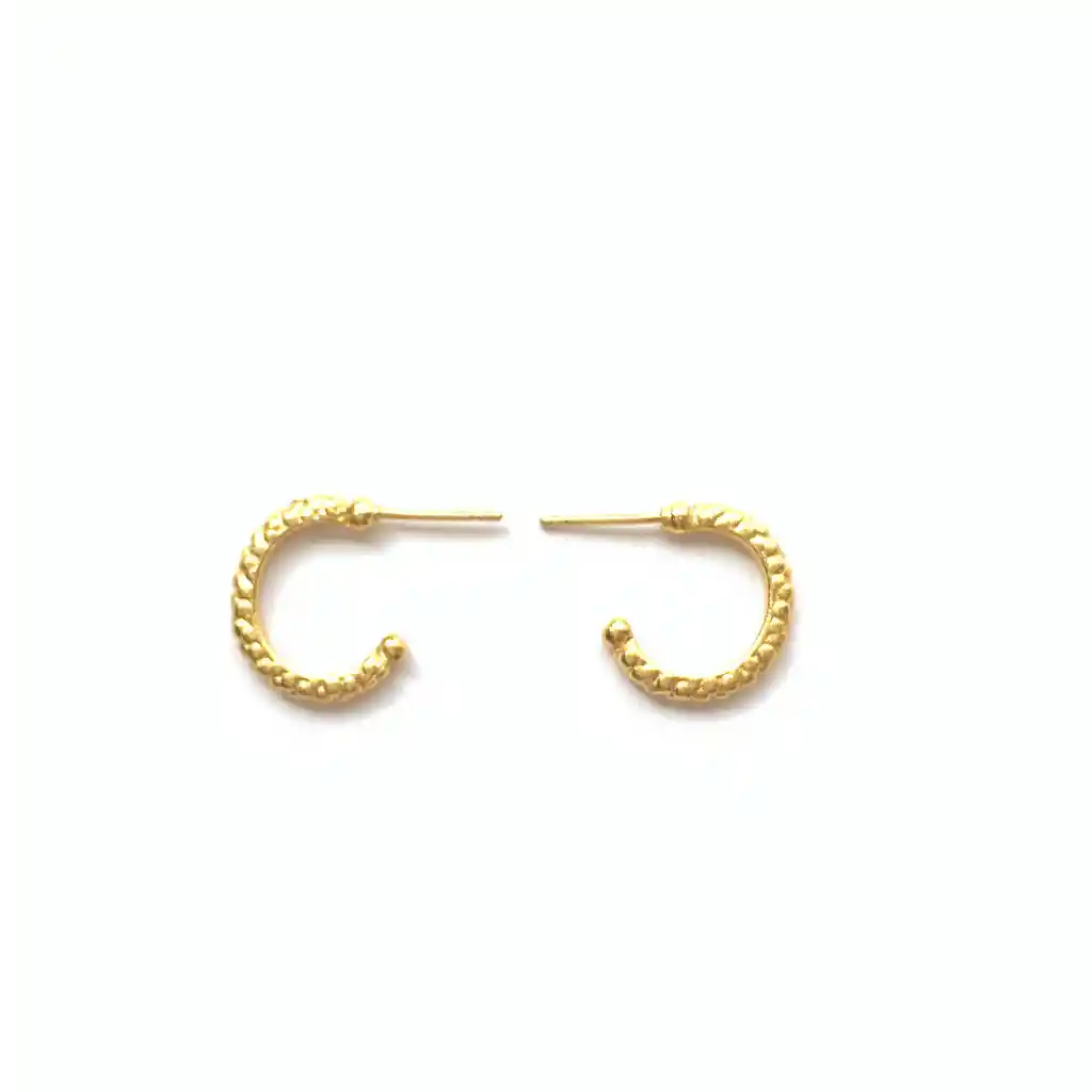 Hoops Mini Burbujas Oro