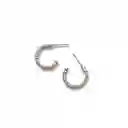 Hoops Mini Burbujas Plata