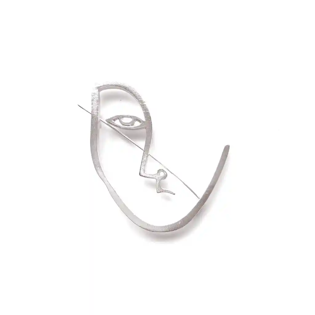 Broche Bia Plata