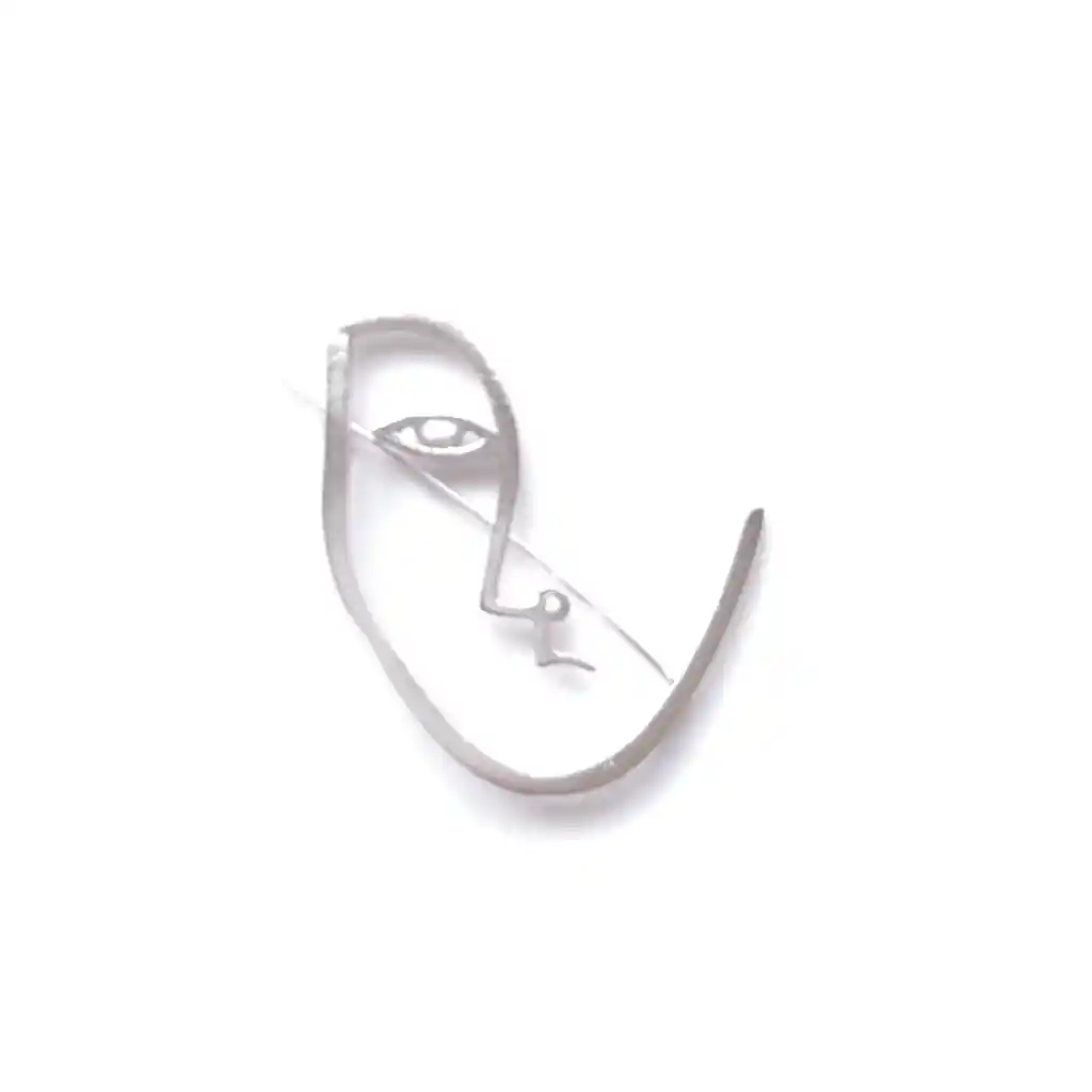 Broche Bia Plata