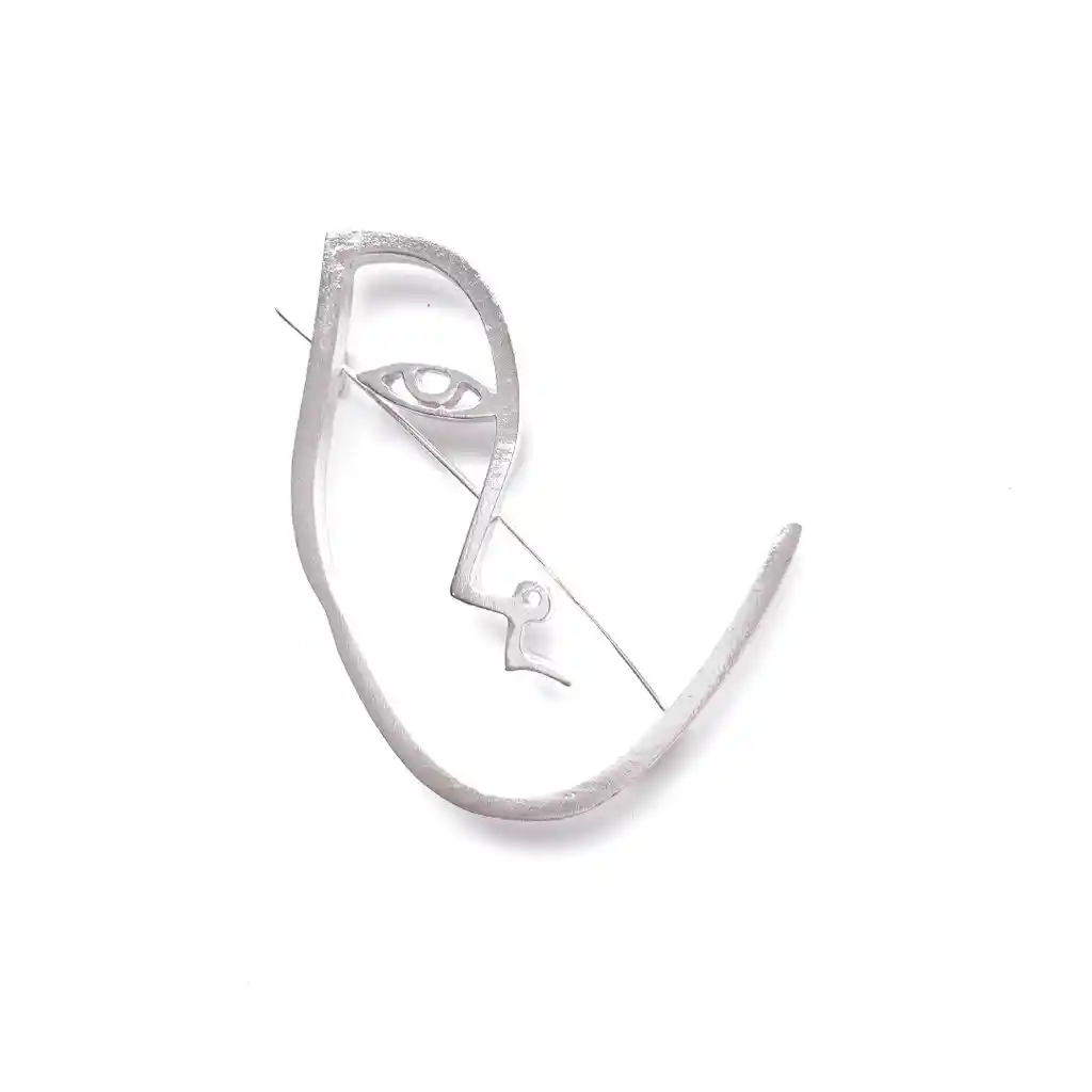 Broche Bia Plata