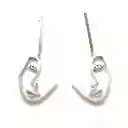 Aretes Bia Largos Plata