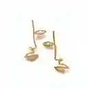 Aretes Bia Silueta Oro