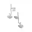 Aretes Bia Silueta Plata