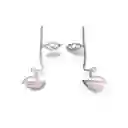 Aretes Bia Silueta Plata