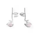 Aretes Bia Silueta Plata