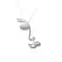 Collar Bia Silueta Plata