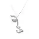Collar Bia Silueta Plata