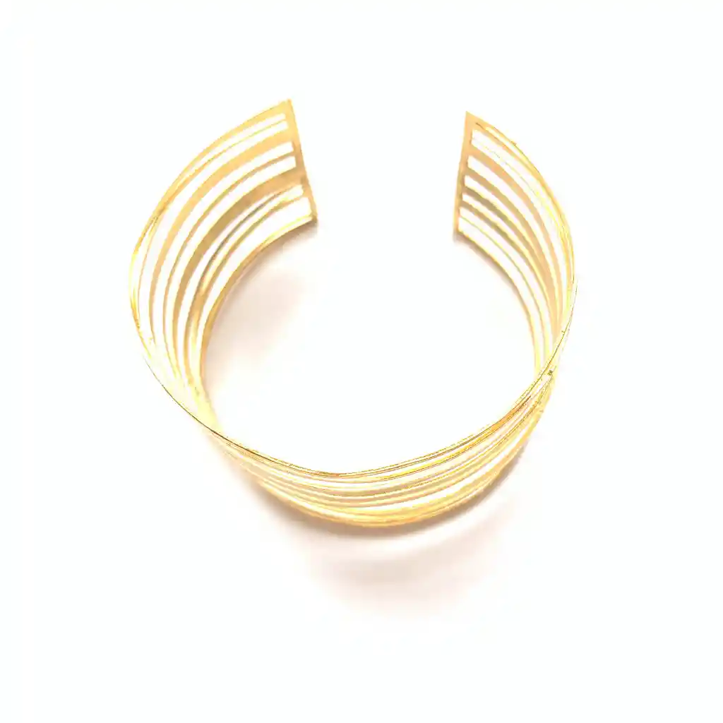 Brazalete Cintas Baño Oro
