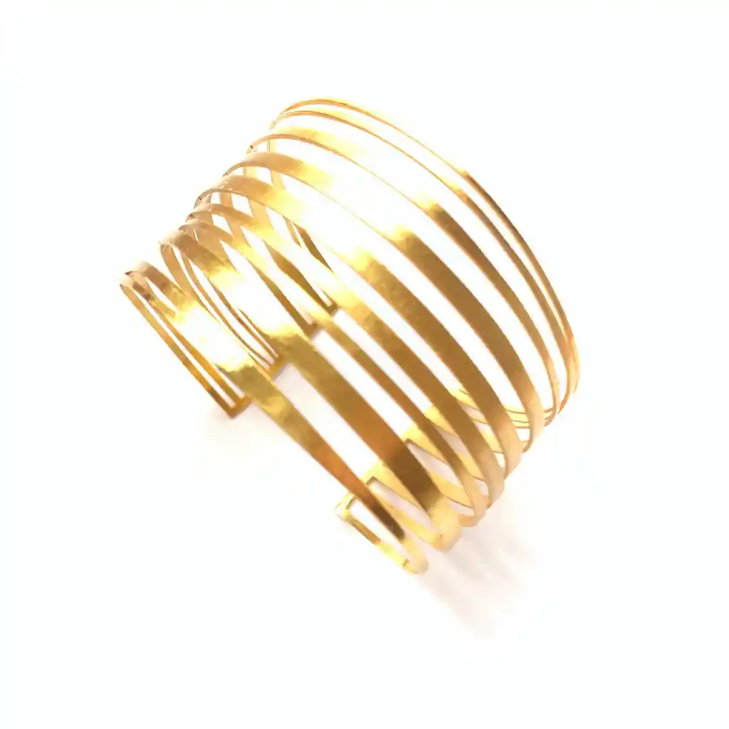 Brazalete Cintas Baño Oro
