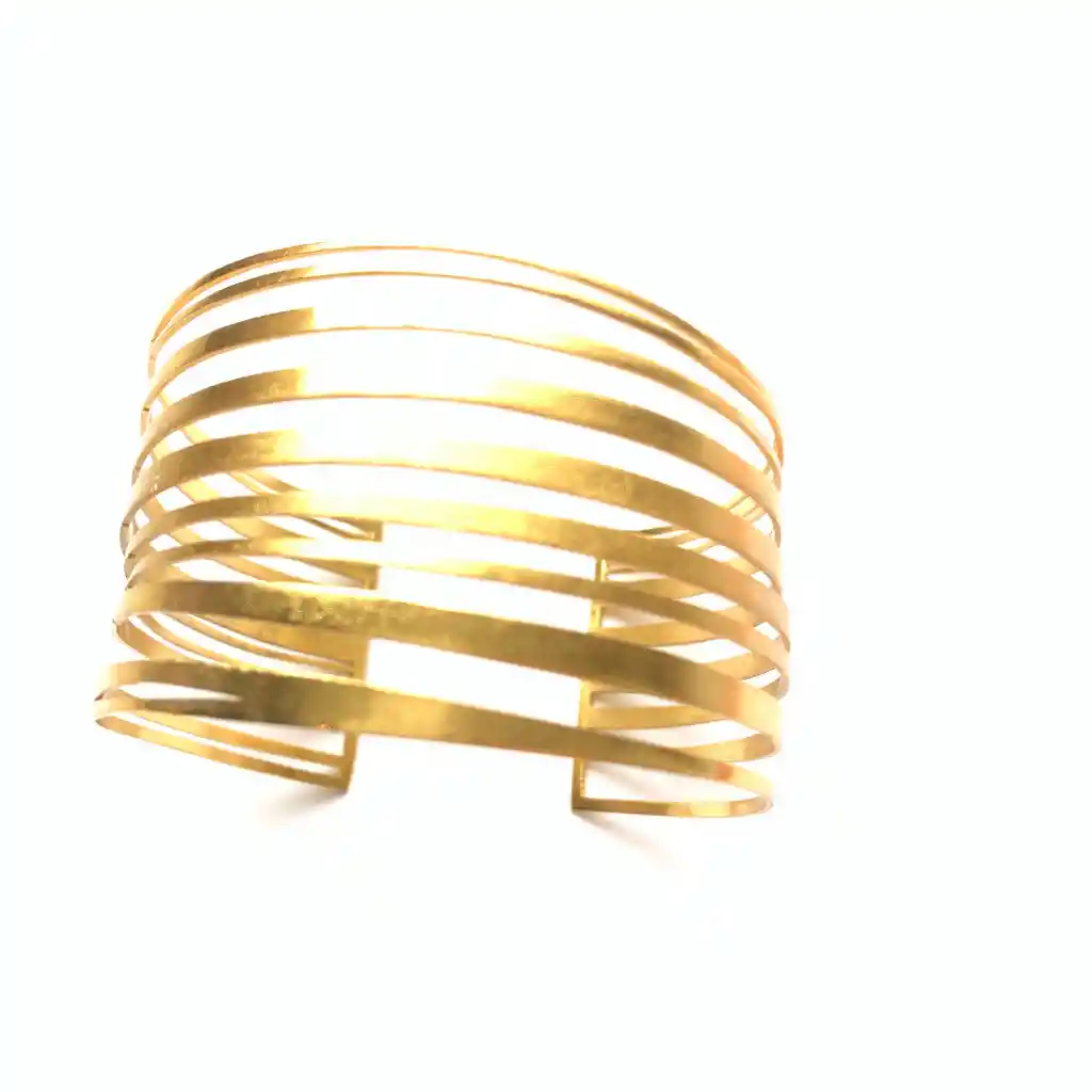 Brazalete Cintas Baño Oro