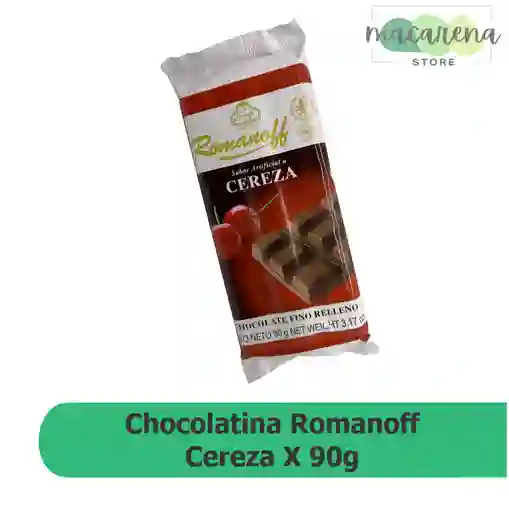 Romanoff Chocolatina 90g Cereza