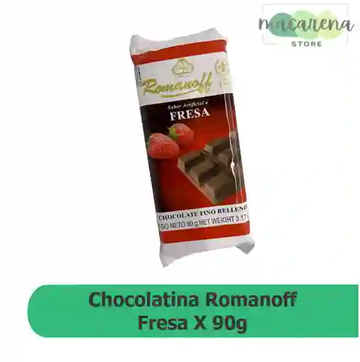 Romanoff Chocolatina 90g Fresa