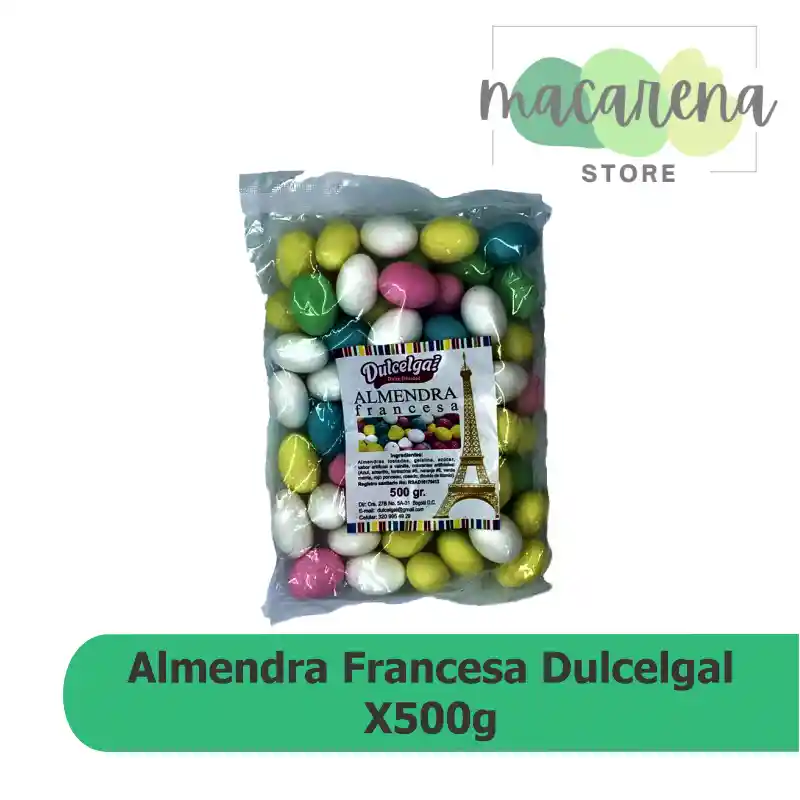 Almendra Francesa 500g Dulcelgal