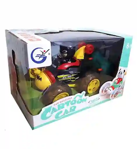 Juguete Carro Batman Control Remoto Luces Y Sonido Ref 499d-1