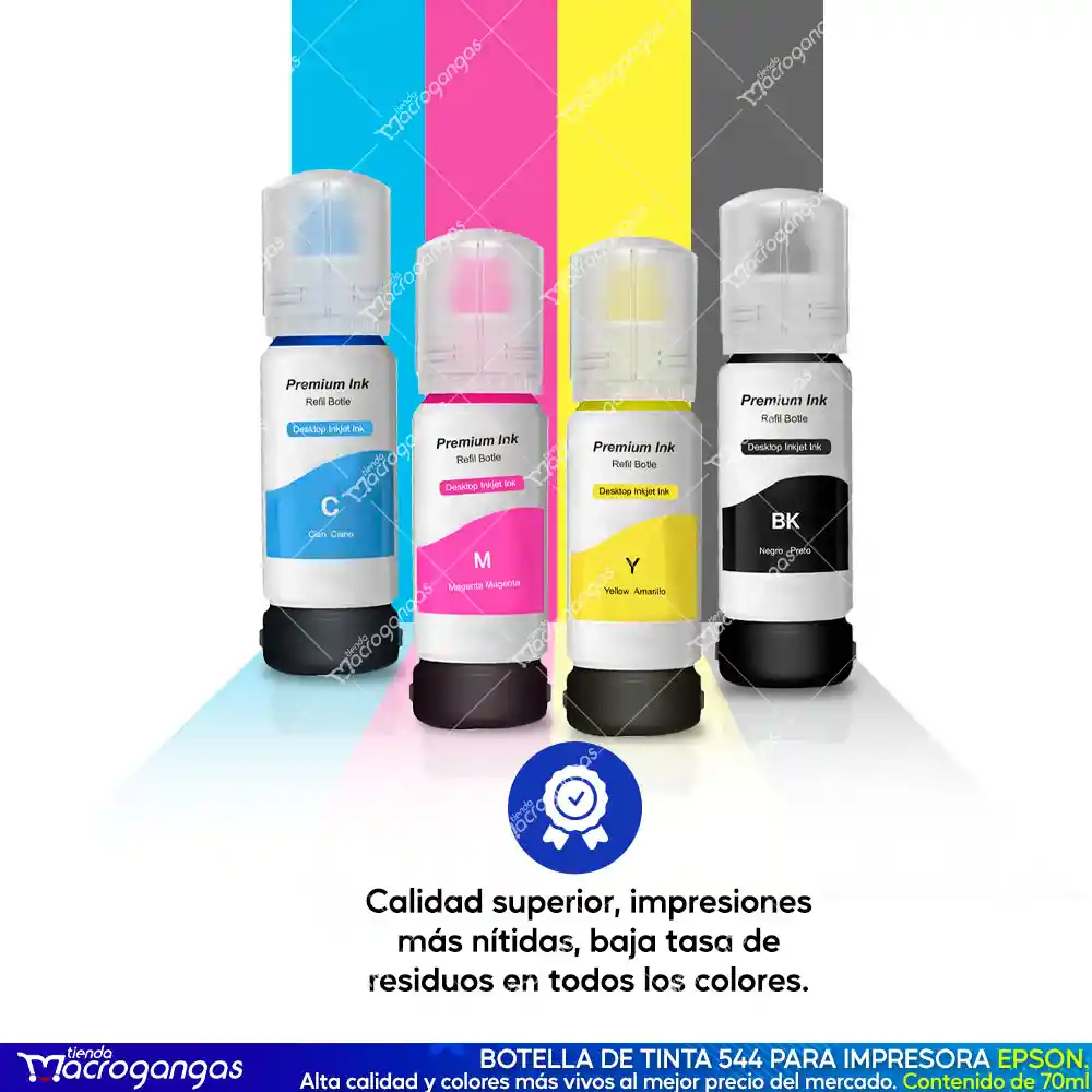 Kit De Tinta Premium Ink 544 70ml