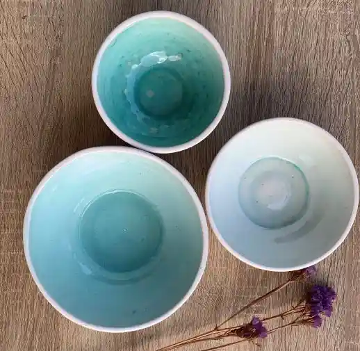 3 Bowls Del Mismo Color