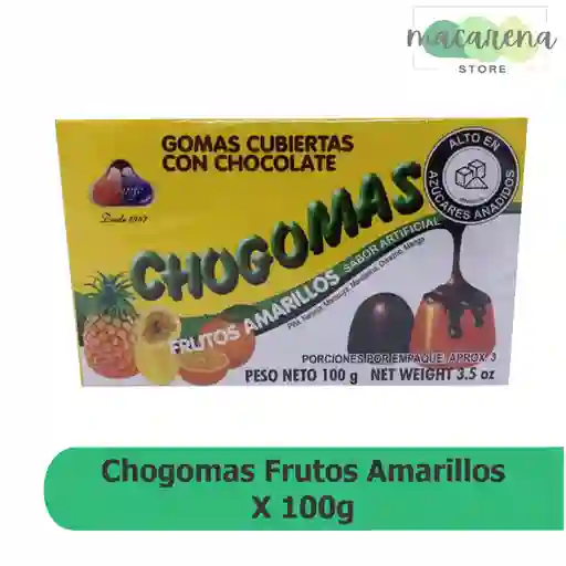 Chocogomas Frutos Amarillos 100g