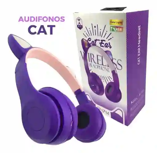 Diadema Orejas De Gato Con Luces Led Y47