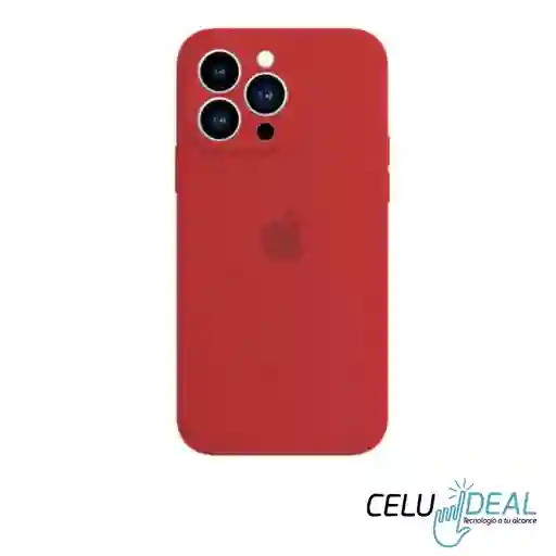 Estuche Silicona Iphone 13 Pro Rojo