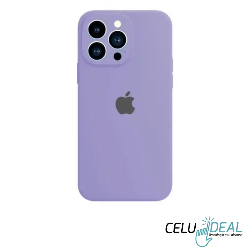 Estuche Silicona Iphone 13 Pro Max Lila