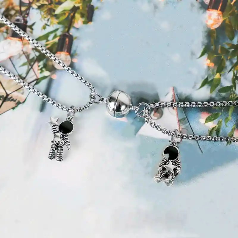 Collar De Astronauta Para Parejas