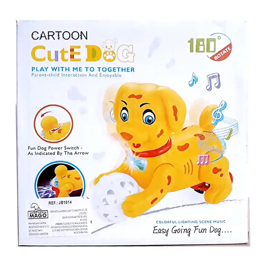 Juguete Perro Didactico Con Luz Y Sonido Ref Jb1014