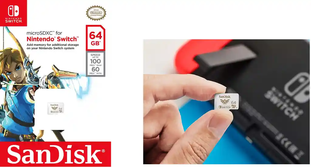 Sandisk Micro Sd 64gb Nintendo Switch