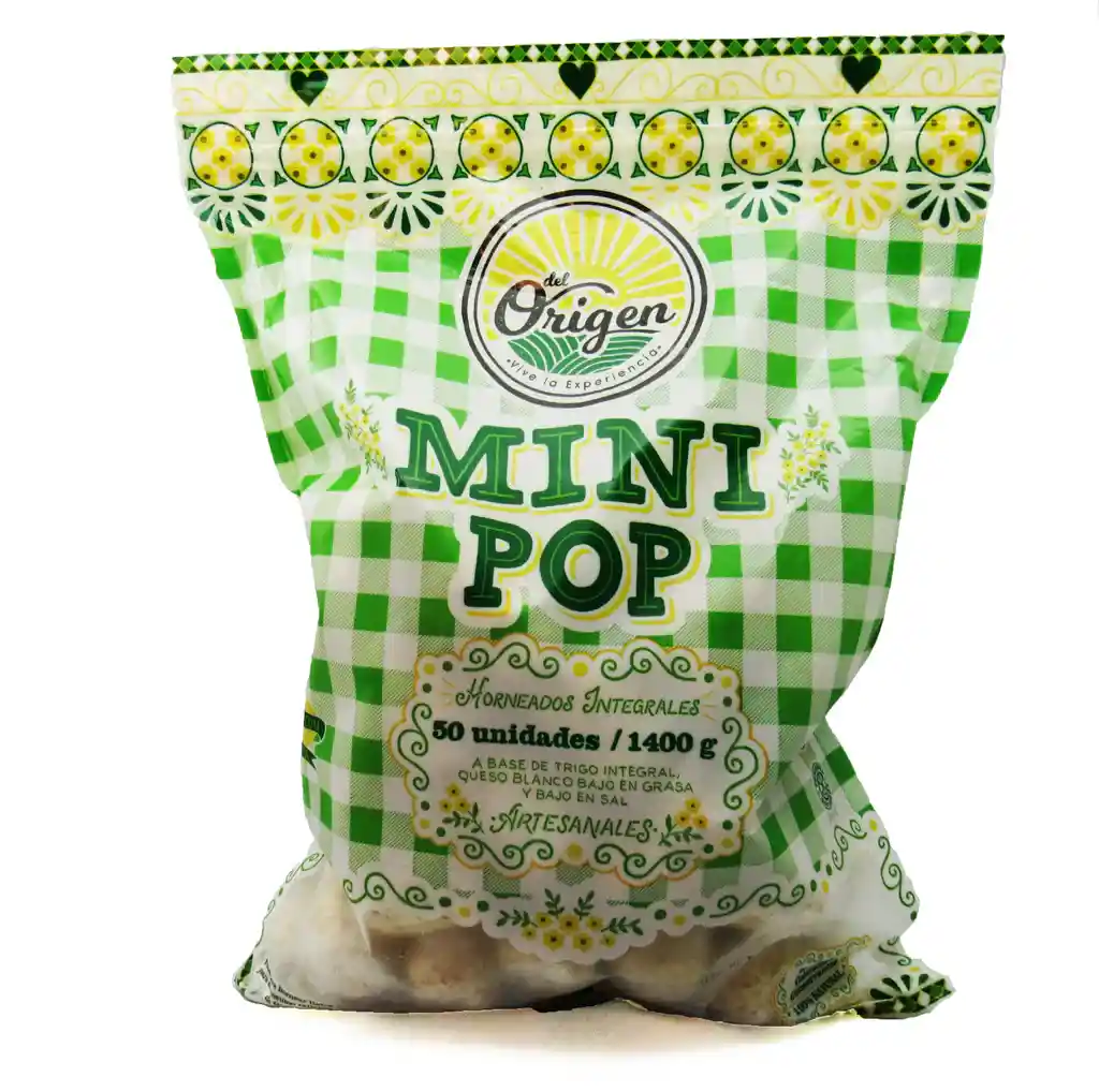 Deditos Integrales Mini Pop X50 - Del Origen 1400gr