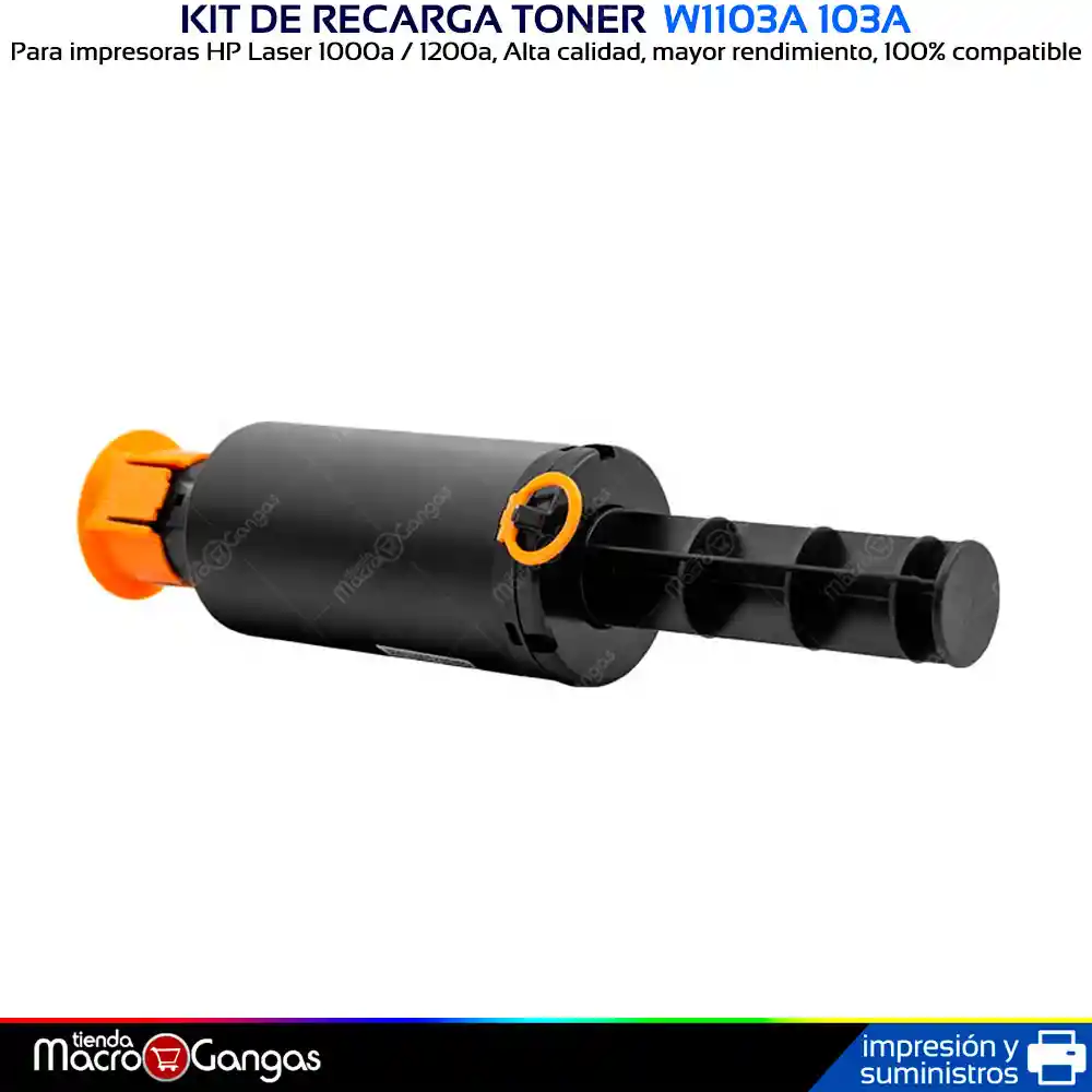 Kit Recarga Tóner W1103a 103a Neverstop Laser 1000a Mfp 1200